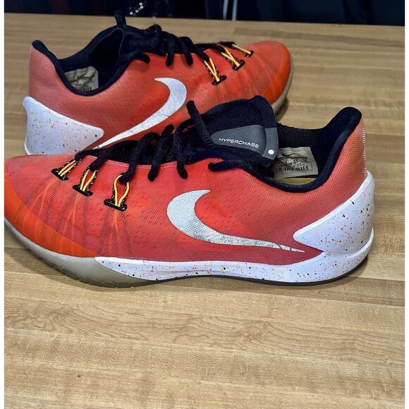 Nike Hyperchase PRM Bright Crimson Silver White Mens Size 10 705369-601 - Picture 10 of 15